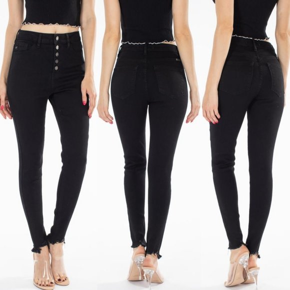 Evie Ultra High Rise Super Skinny Button Fly Jean - Picture 8 of 9